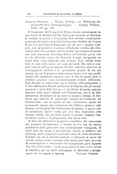 Bollettino di filologia classica