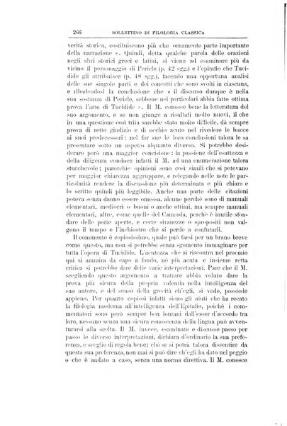 Bollettino di filologia classica