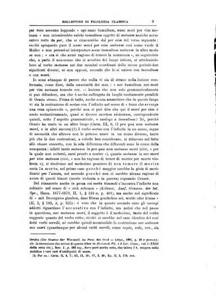 Bollettino di filologia classica