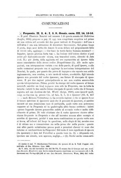 Bollettino di filologia classica