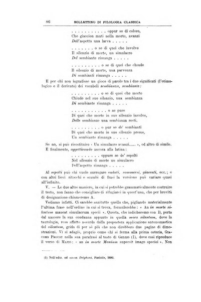 Bollettino di filologia classica