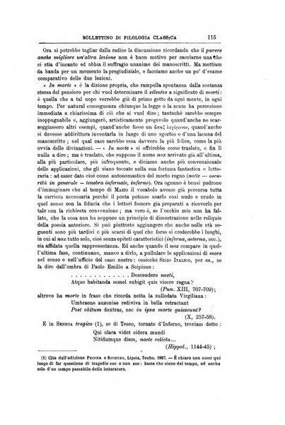 Bollettino di filologia classica