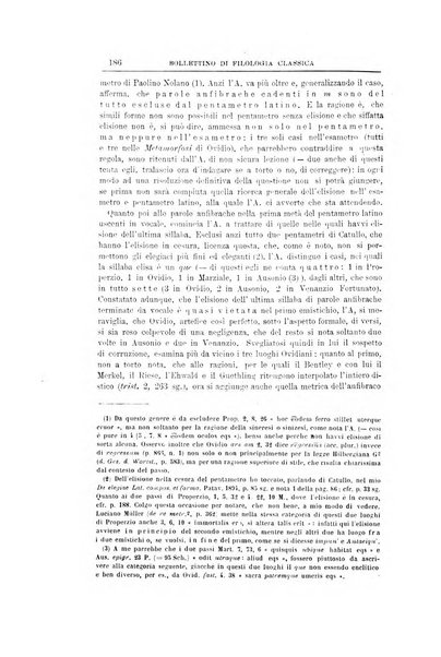 Bollettino di filologia classica