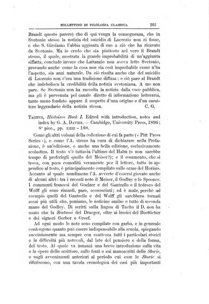 Bollettino di filologia classica