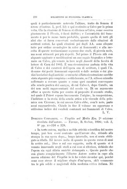 Bollettino di filologia classica