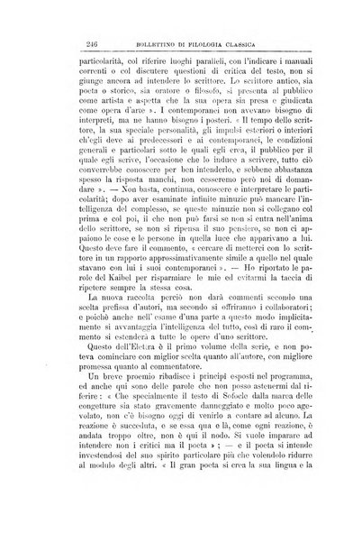 Bollettino di filologia classica