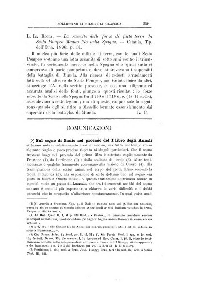 Bollettino di filologia classica