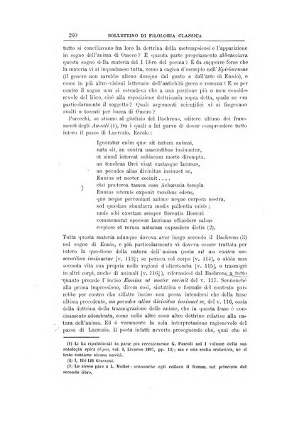 Bollettino di filologia classica