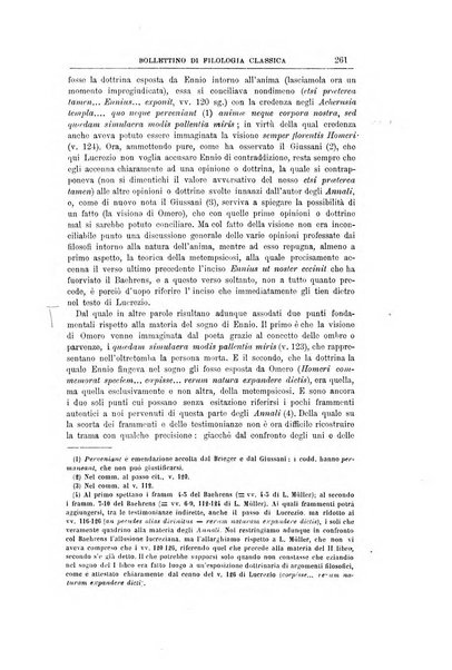 Bollettino di filologia classica