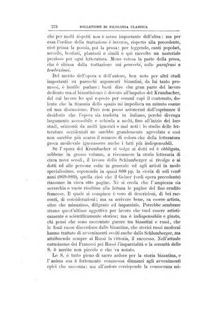 Bollettino di filologia classica