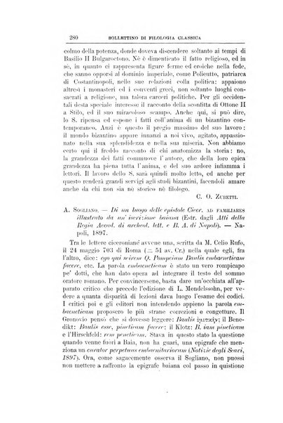 Bollettino di filologia classica