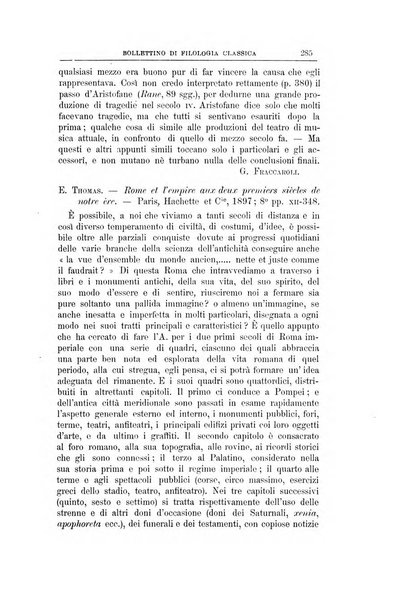 Bollettino di filologia classica