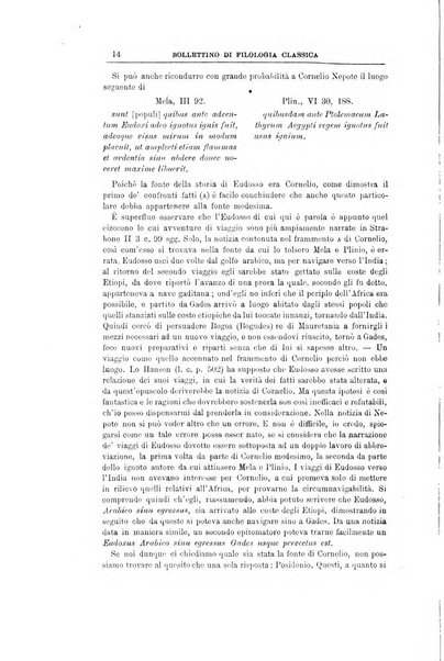 Bollettino di filologia classica