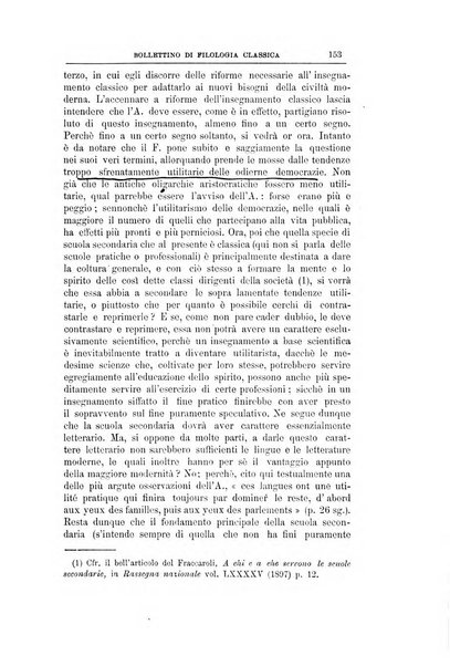 Bollettino di filologia classica