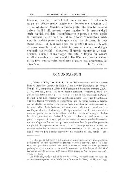 Bollettino di filologia classica