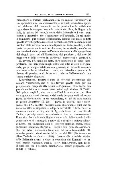 Bollettino di filologia classica