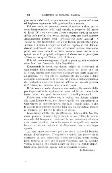 Bollettino di filologia classica