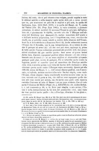 Bollettino di filologia classica