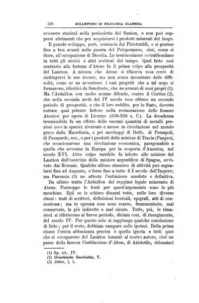 Bollettino di filologia classica