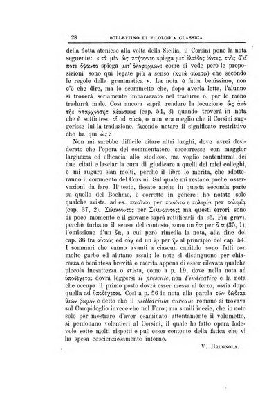 Bollettino di filologia classica