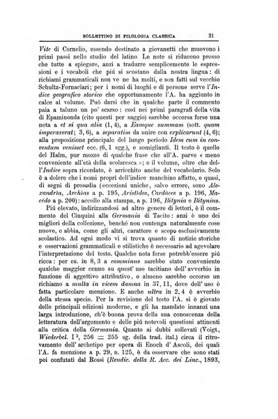 Bollettino di filologia classica