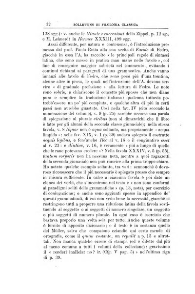 Bollettino di filologia classica