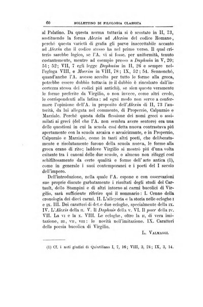 Bollettino di filologia classica