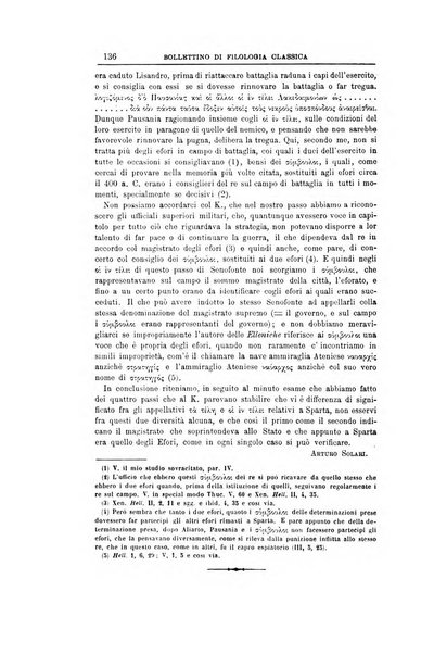 Bollettino di filologia classica