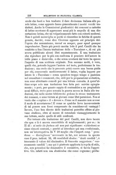 Bollettino di filologia classica