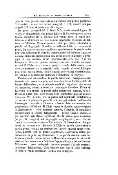 Bollettino di filologia classica