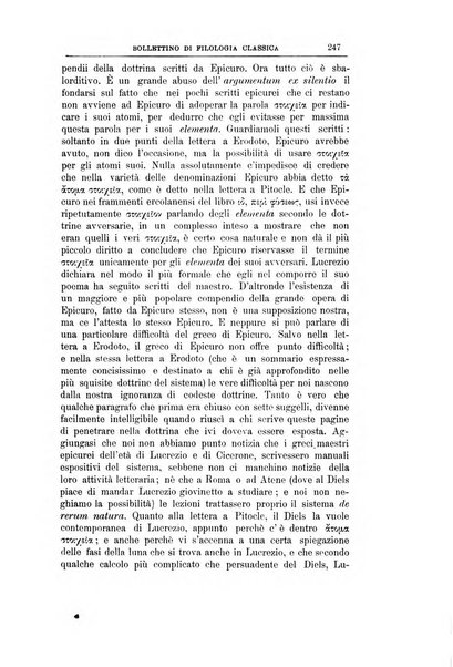 Bollettino di filologia classica