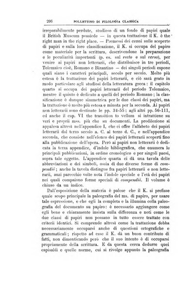 Bollettino di filologia classica