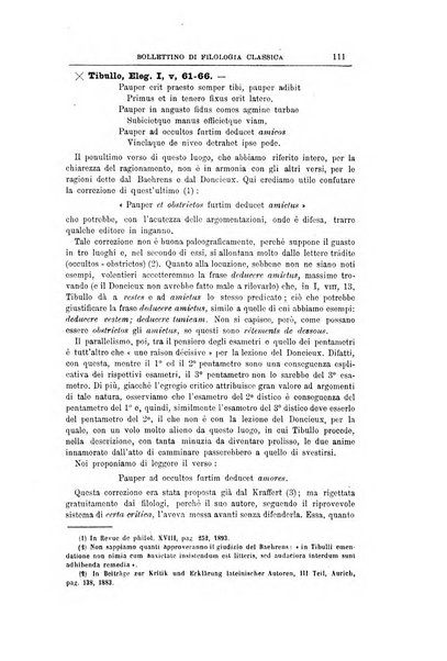 Bollettino di filologia classica