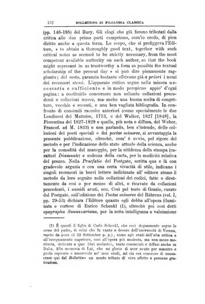 Bollettino di filologia classica