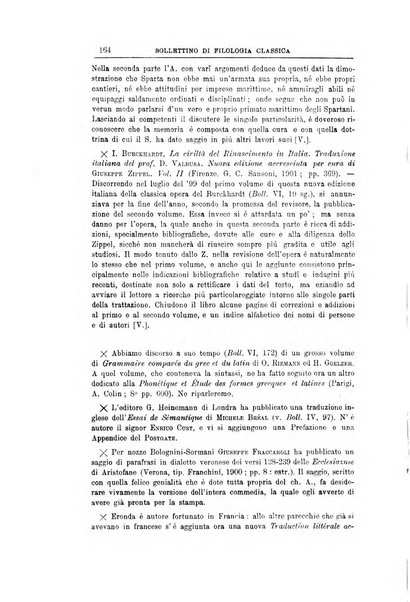 Bollettino di filologia classica