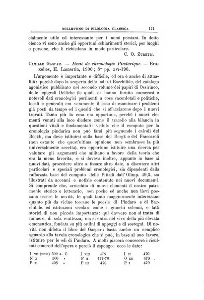 Bollettino di filologia classica