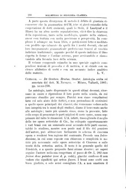 Bollettino di filologia classica