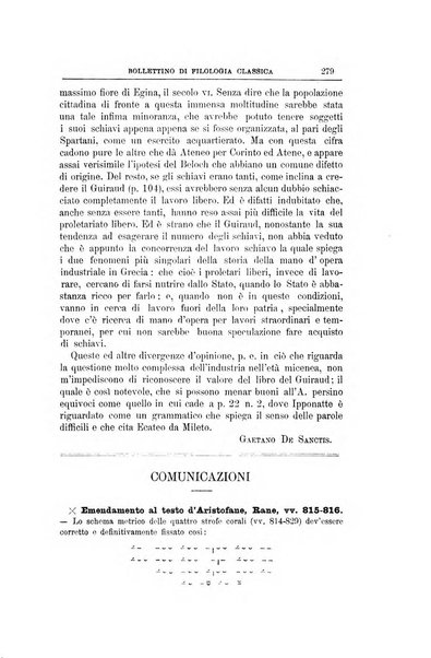 Bollettino di filologia classica