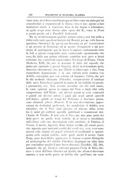 Bollettino di filologia classica