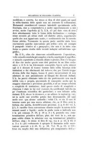 Bollettino di filologia classica