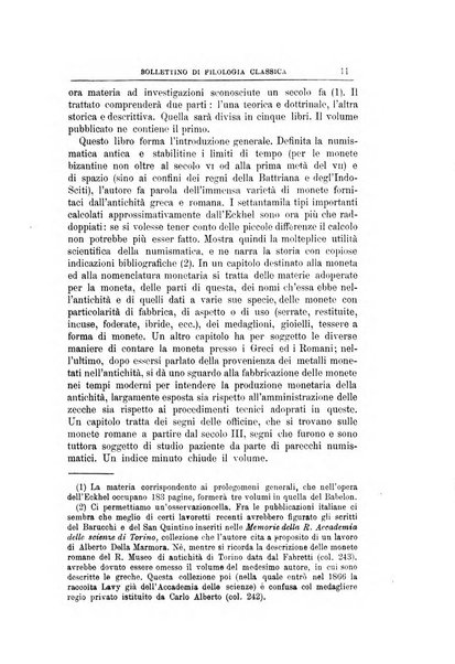 Bollettino di filologia classica