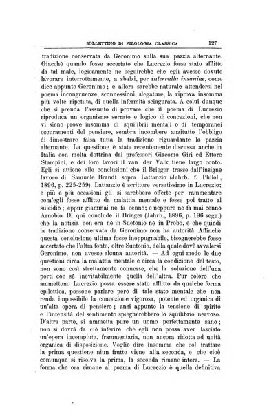 Bollettino di filologia classica