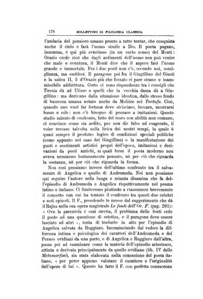 Bollettino di filologia classica