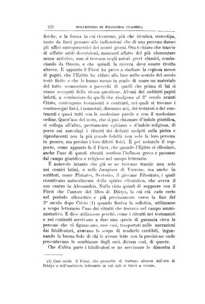 Bollettino di filologia classica