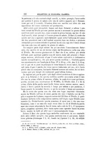 Bollettino di filologia classica