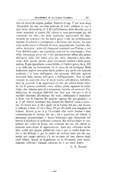 Bollettino di filologia classica