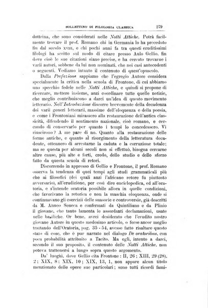 Bollettino di filologia classica