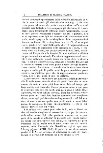 Bollettino di filologia classica