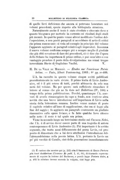 Bollettino di filologia classica