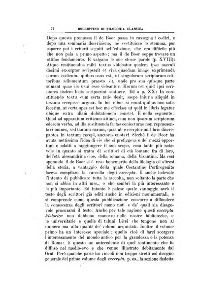 Bollettino di filologia classica